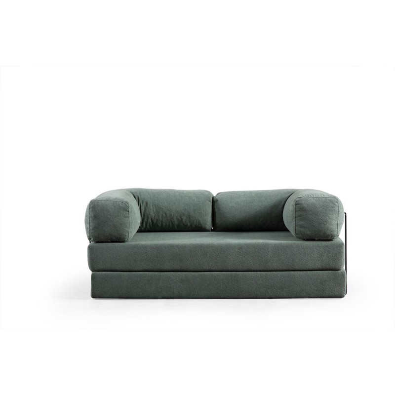 2-Seat Sofa-Bed Via Con - Green Green