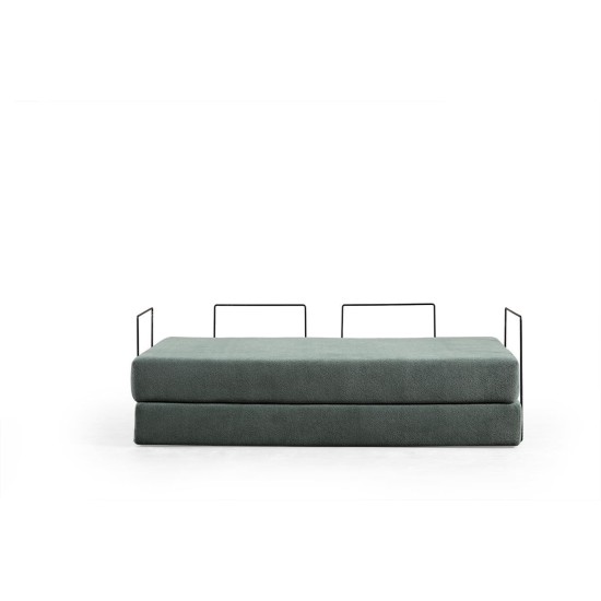 2-Seat Sofa-Bed Via Con - Green Green 2-Seat Sofa-Bed Via Con - Green Green