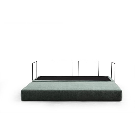 2-Seat Sofa-Bed Via Con - Green Green 2-Seat Sofa-Bed Via Con - Green Green