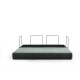 2-Seat Sofa-Bed Via Con - Green Green 2-Seat Sofa-Bed Via Con - Green Green