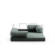 2-Seat Sofa-Bed Via Con - Green Green 2-Seat Sofa-Bed Via Con - Green Green