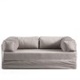 2-Seat Sofa-Bed Via Con - Light Grey Light Grey