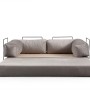 2-Seat Sofa-Bed Via Con - Light Grey Light Grey