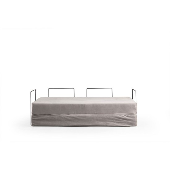 2-Seat Sofa-Bed Via Con - Light Grey Light Grey 2-Seat Sofa-Bed Via Con - Light Grey Light Grey