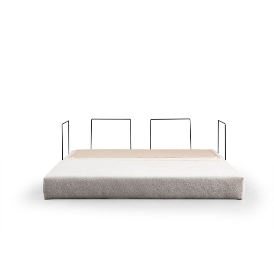 2-Seat Sofa-Bed Via Con - White White