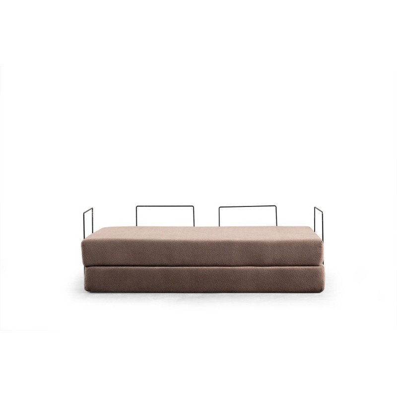 2-Seat Sofa-Bed Via Con - Brown Brown