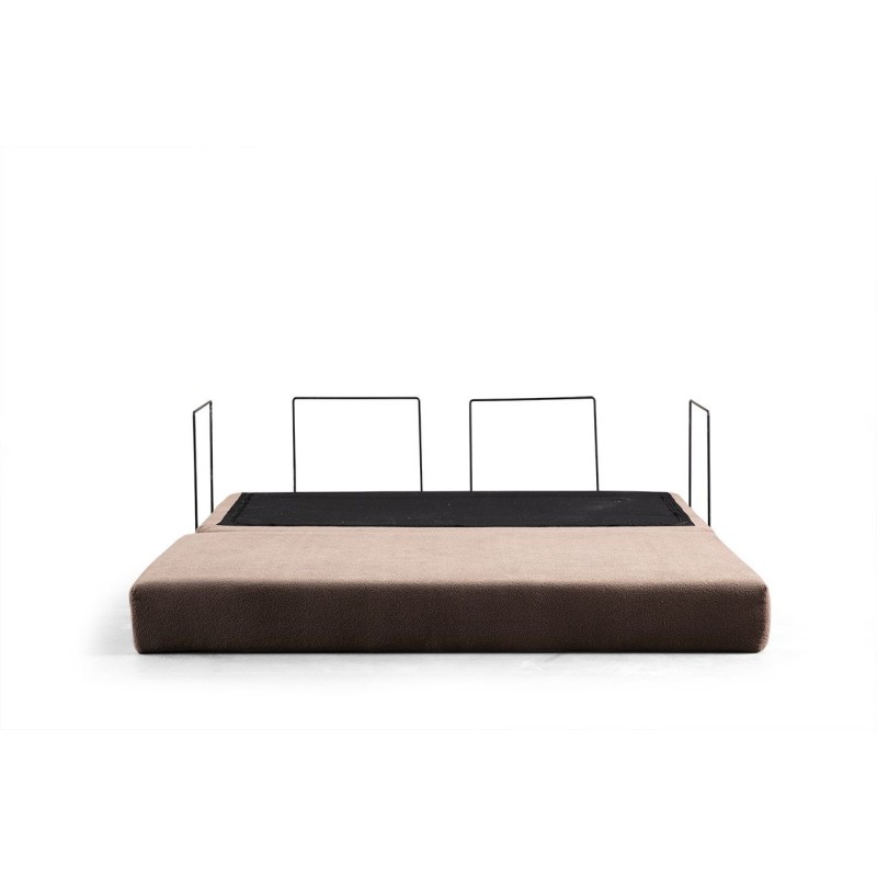 2-Seat Sofa-Bed Via Con - Brown Brown