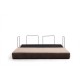 2-Seat Sofa-Bed Via Con - Brown Brown 2-Seat Sofa-Bed Via Con - Brown Brown