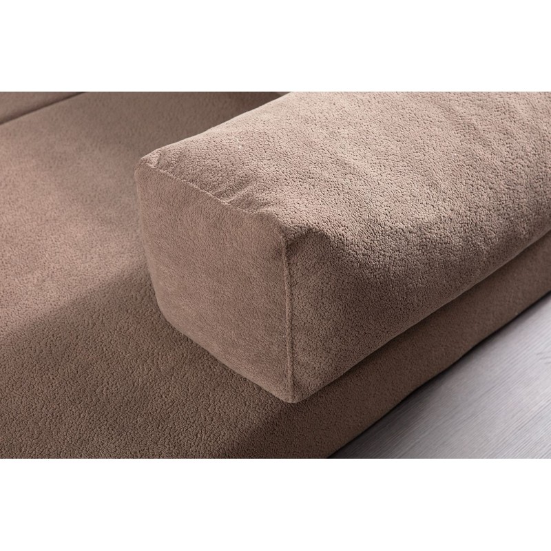 2-Seat Sofa-Bed Via Con - Brown Brown