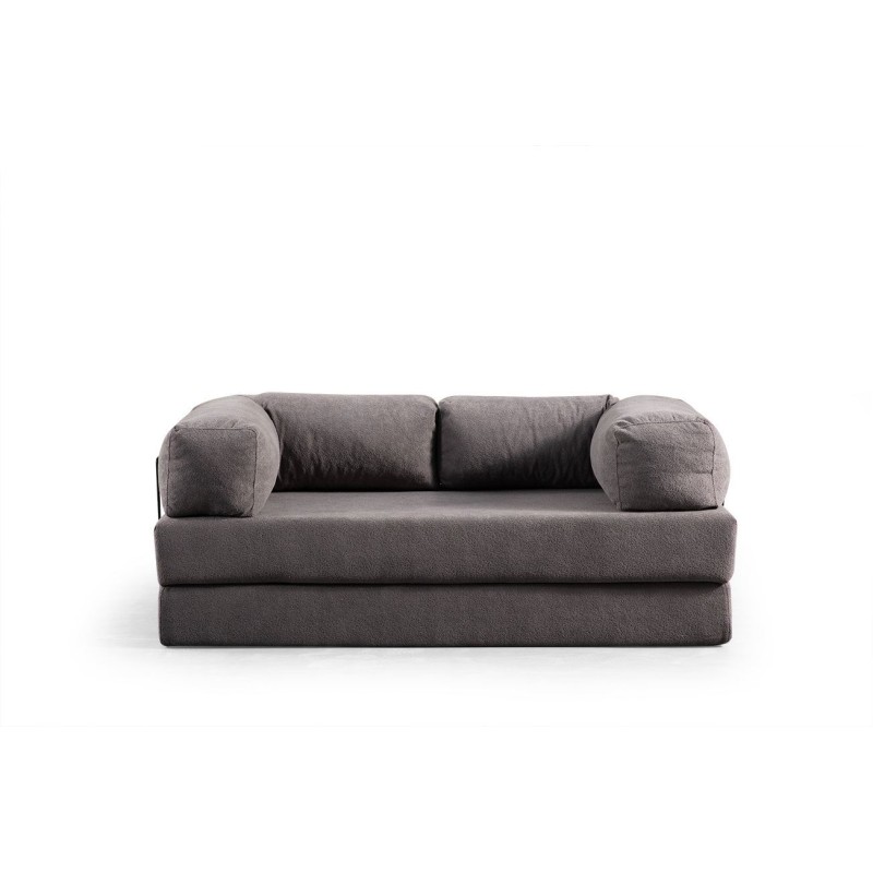 2-Seat Sofa-Bed Via Con - Grey Grey