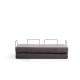 2-Seat Sofa-Bed Via Con - Grey Grey 2-Seat Sofa-Bed Via Con - Grey Grey