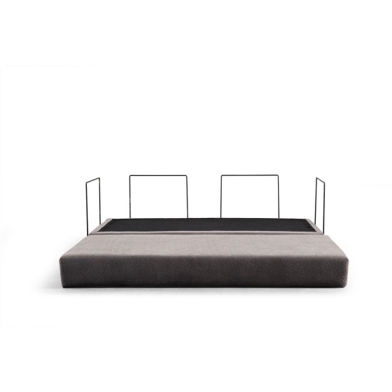 2-Seat Sofa-Bed Via Con - Grey Grey 2-Seat Sofa-Bed Via Con - Grey Grey