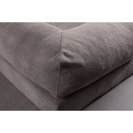 2-Seat Sofa-Bed Via Con - Grey Grey 2-Seat Sofa-Bed Via Con - Grey Grey