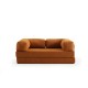 2-Seat Sofa-Bed Via Con - Orange Orange 2-Seat Sofa-Bed Via Con - Orange Orange