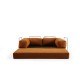 2-Seat Sofa-Bed Via Con - Orange Orange 2-Seat Sofa-Bed Via Con - Orange Orange