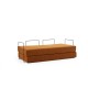 2-Seat Sofa-Bed Via Con - Orange Orange 2-Seat Sofa-Bed Via Con - Orange Orange