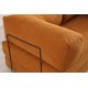 2-Seat Sofa-Bed Via Con - Orange Orange 2-Seat Sofa-Bed Via Con - Orange Orange