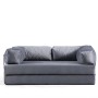 2-Seat Sofa-Bed Via Con - Pale Grey Pale Grey