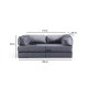 2-Seat Sofa-Bed Via Con - Pale Grey Pale Grey 2-Seat Sofa-Bed Via Con - Pale Grey Pale Grey