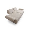 3-Seat Sofa-Bed Nice 3 Seater - Cream Cream