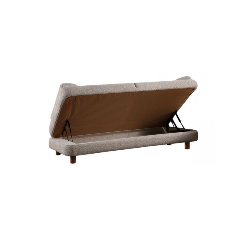 3-Seat Sofa-Bed Nice 3 Seater - Cream Cream