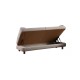 3-Seat Sofa-Bed Nice 3 Seater - Cream Cream