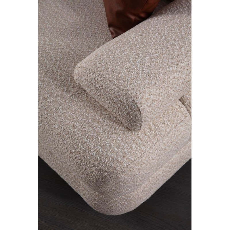 Corner Sofa-Bed Nice L Corner Left - Cream Cream