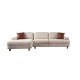 Corner Sofa-Bed Nice L Corner Left - Cream Cream