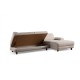 Corner Sofa-Bed Nice L Corner Right - Cream Cream Corner Sofa-Bed Nice L Corner Right - Cream Cream