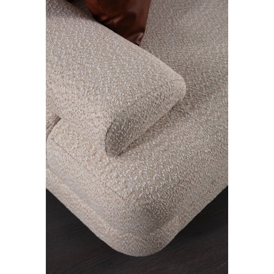 Corner Sofa-Bed Nice L Corner Right - Cream Cream Corner Sofa-Bed Nice L Corner Right - Cream Cream