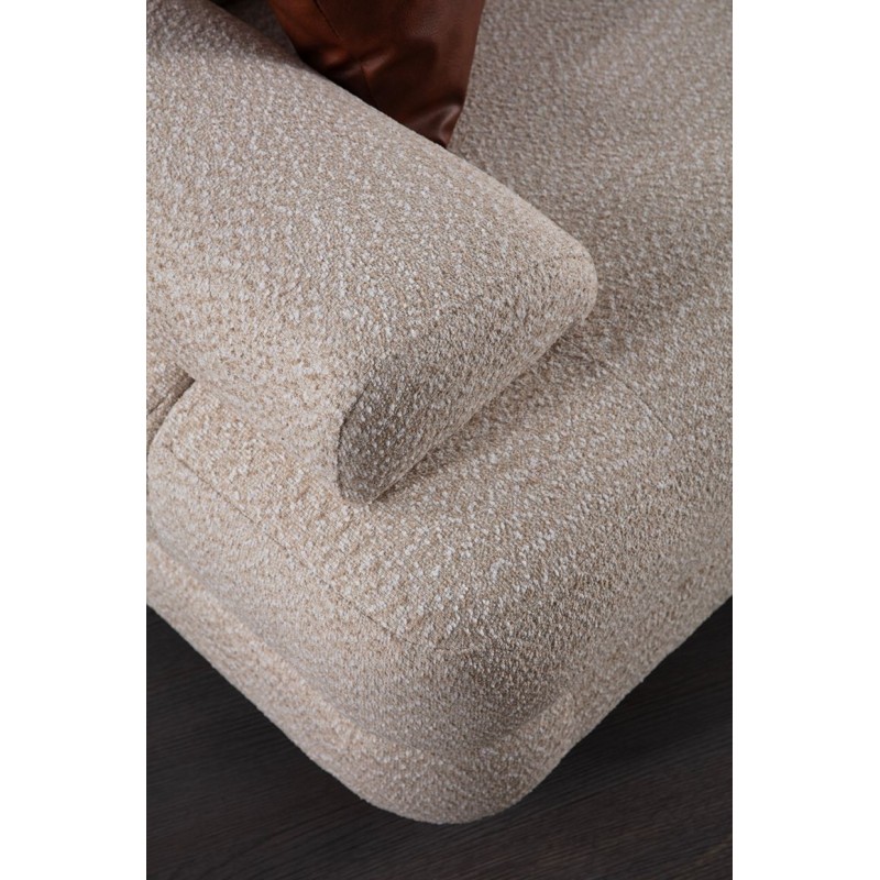 Corner Sofa-Bed Nice L Corner Right - Cream Cream