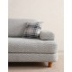 3-Seat Sofa-Bed Nice 3 Seater - Cream, Blue Cream
Blue