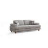 3-Seat Sofa-Bed Nice 3 Seater - Cream, Blue Cream
Blue