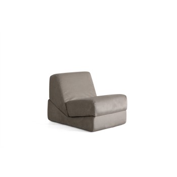 1-Seat Sofa-Bed Origami Convertable - Beige Beige