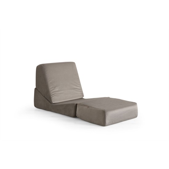 1-Seat Sofa-Bed Origami Convertable - Beige Beige