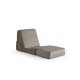 1-Seat Sofa-Bed Origami Convertable - Beige Beige