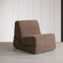 1-Seat Sofa-Bed Origami Convertable - Brown Brown