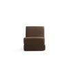 1-Seat Sofa-Bed Origami Convertable - Brown Brown