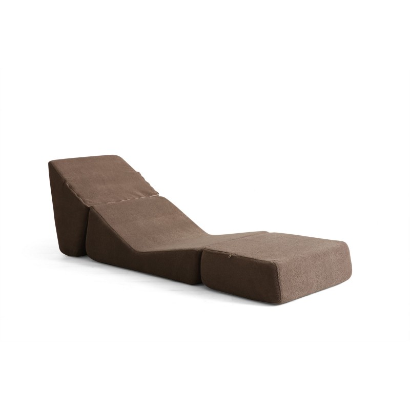 1-Seat Sofa-Bed Origami Convertable - Brown Brown
