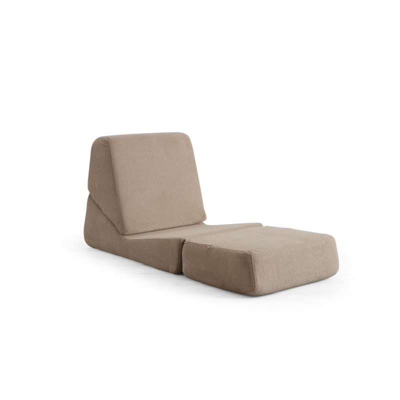 1-Seat Sofa-Bed Origami Convertable - Dark Cream Dark Cream