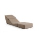 1-Seat Sofa-Bed Origami Convertable - Dark Cream Dark Cream 1-Seat Sofa-Bed Origami Convertable - Dark Cream Dark Cream