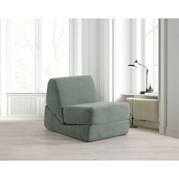 1-Seat Sofa-Bed Origami Convertable - Green Green