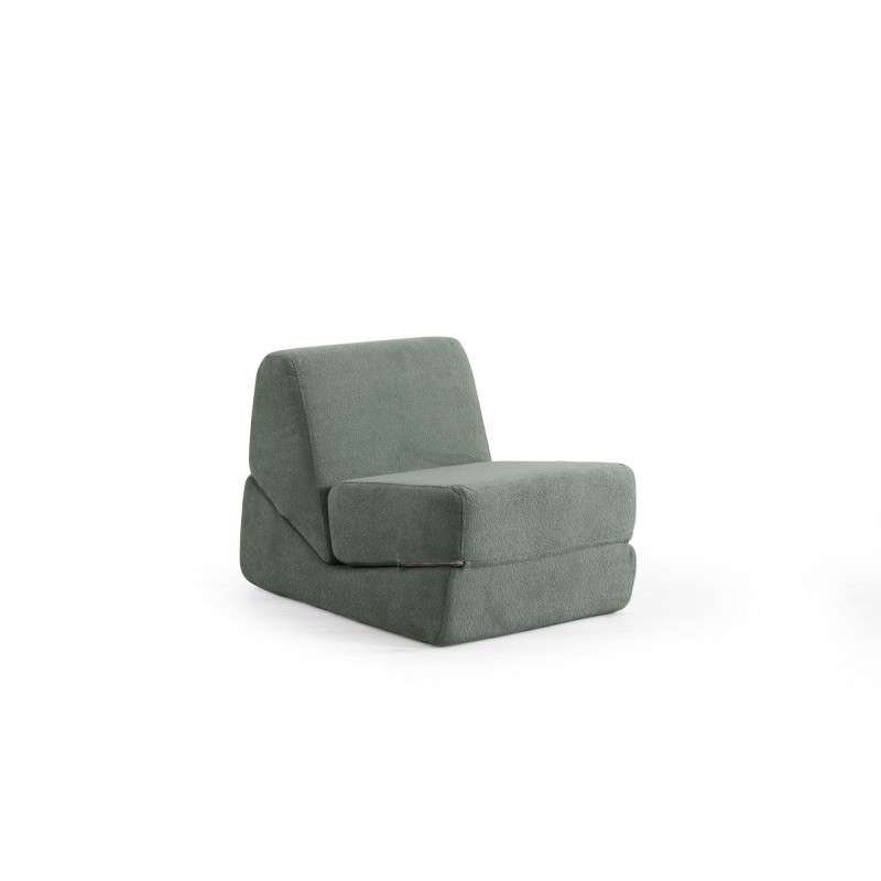 1-Seat Sofa-Bed Origami Convertable - Green Green