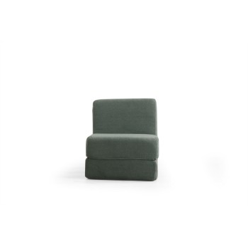 1-Seat Sofa-Bed Origami Convertable - Green Green