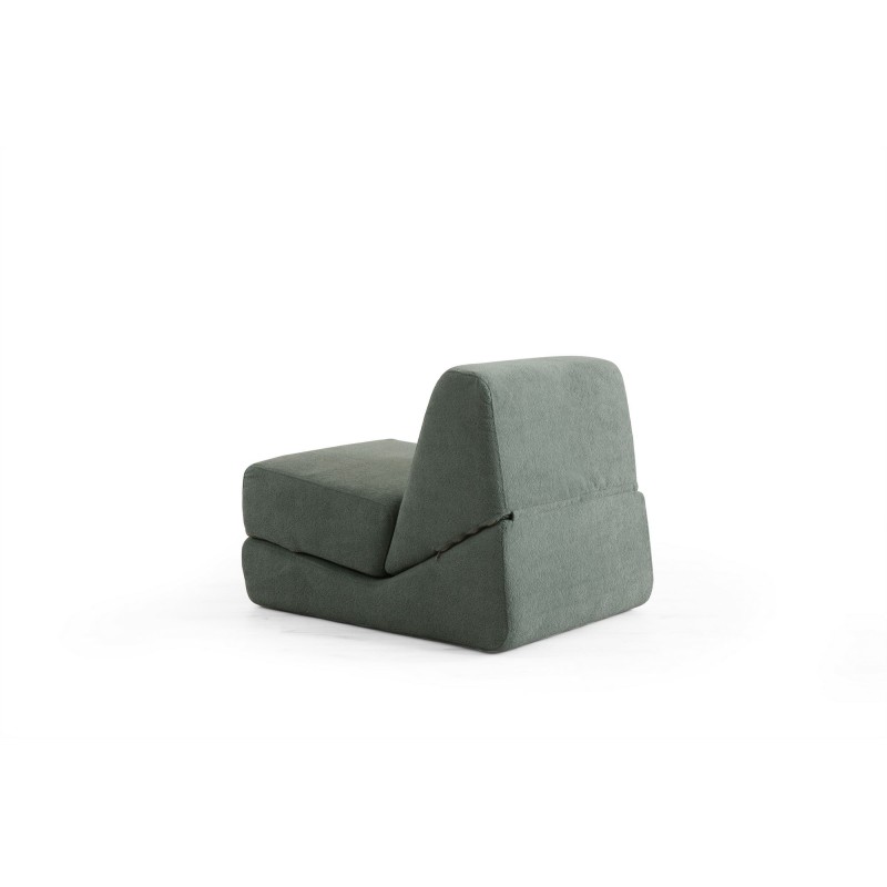 1-Seat Sofa-Bed Origami Convertable - Green Green