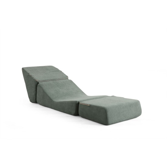 1-Seat Sofa-Bed Origami Convertable - Green Green 1-Seat Sofa-Bed Origami Convertable - Green Green