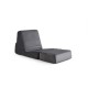 1-Seat Sofa-Bed Origami Convertable - Grey Grey 1-Seat Sofa-Bed Origami Convertable - Grey Grey