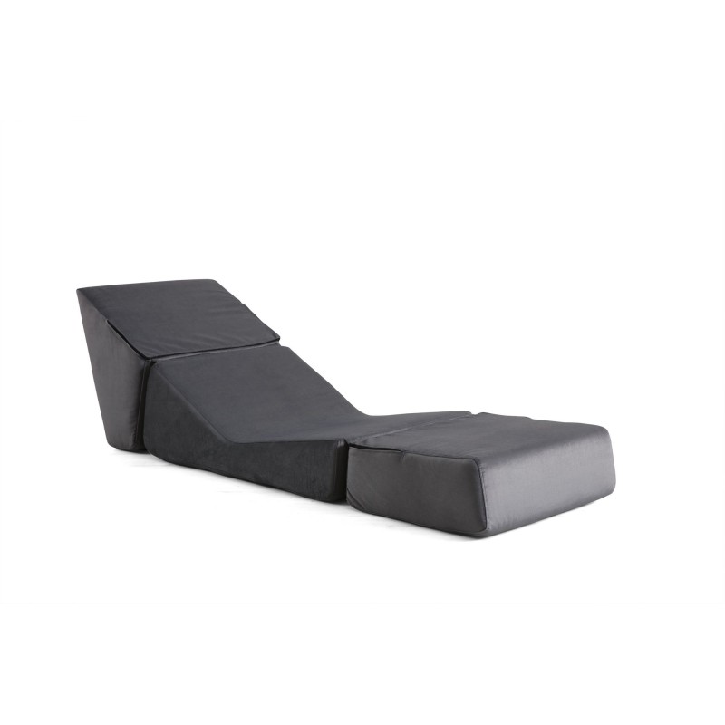 1-Seat Sofa-Bed Origami Convertable - Grey Grey