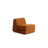 1-Seat Sofa-Bed Origami Convertable - Matte Orange Matte Orange