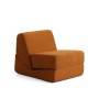 1-Seat Sofa-Bed Origami Convertable - Matte Orange Matte Orange